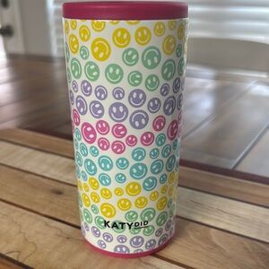 Katydid Designer Multicolor Smiley Face Insulated Can Koozie
